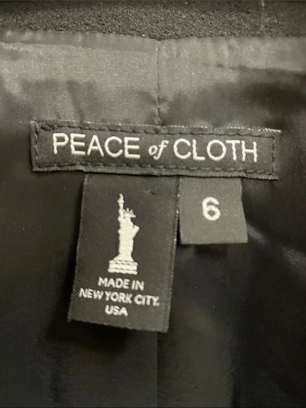 Peace of Cloth tailored notched